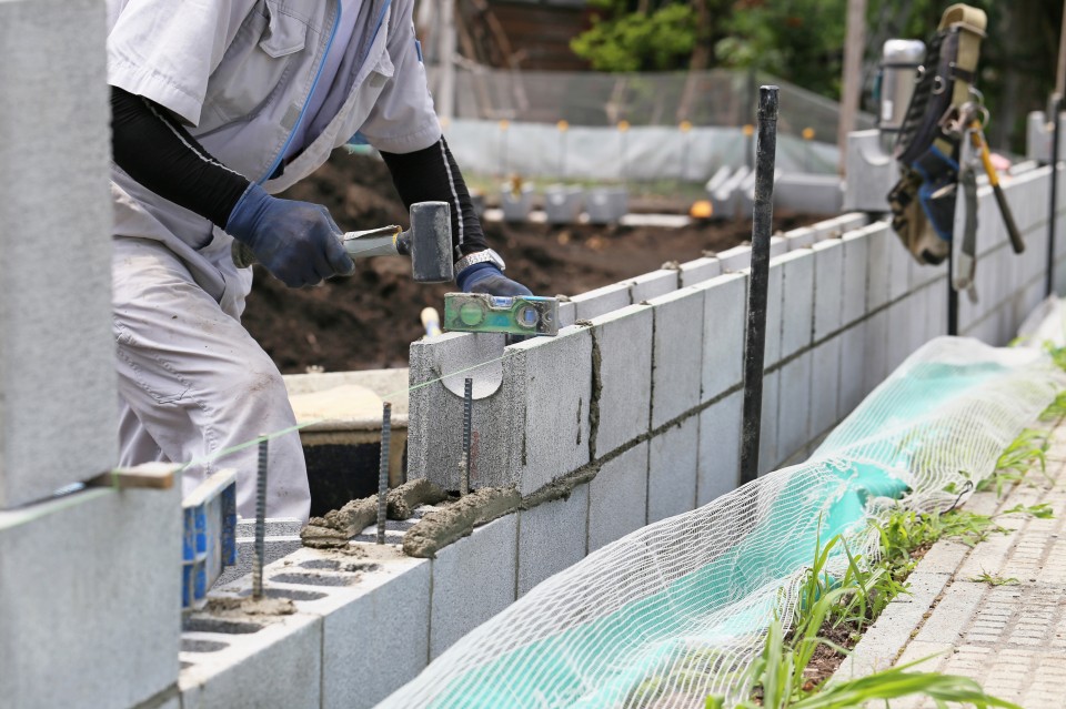 ブロック工事